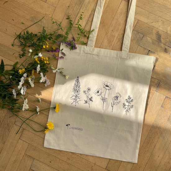 Plátěná taška Zahrádka