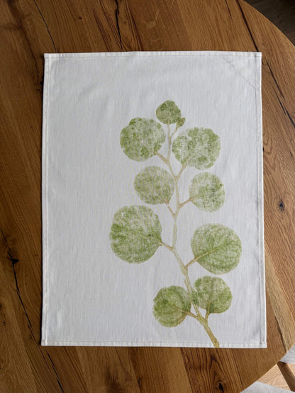 Bavlněná utěrka Léčivý eucalyptus