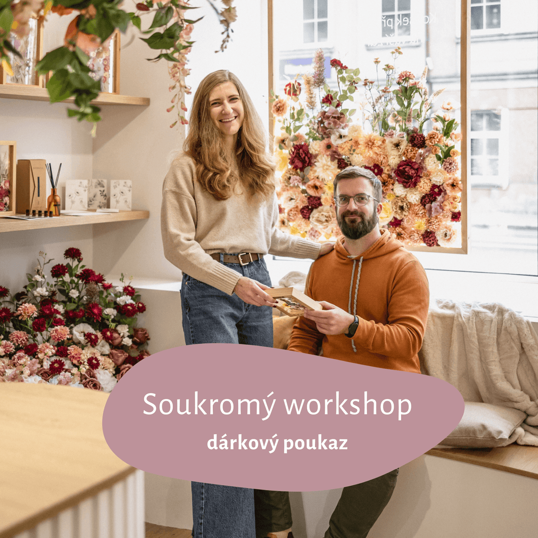 Darčekový poukaz - súkromný kvetinový workshop