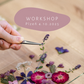 Květinový workshop tvorba obrazu - PLZEŇ 4.10.2025